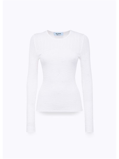 jersey woman white BLUGIRL BLUMARINE | RA5010MS99E/14300